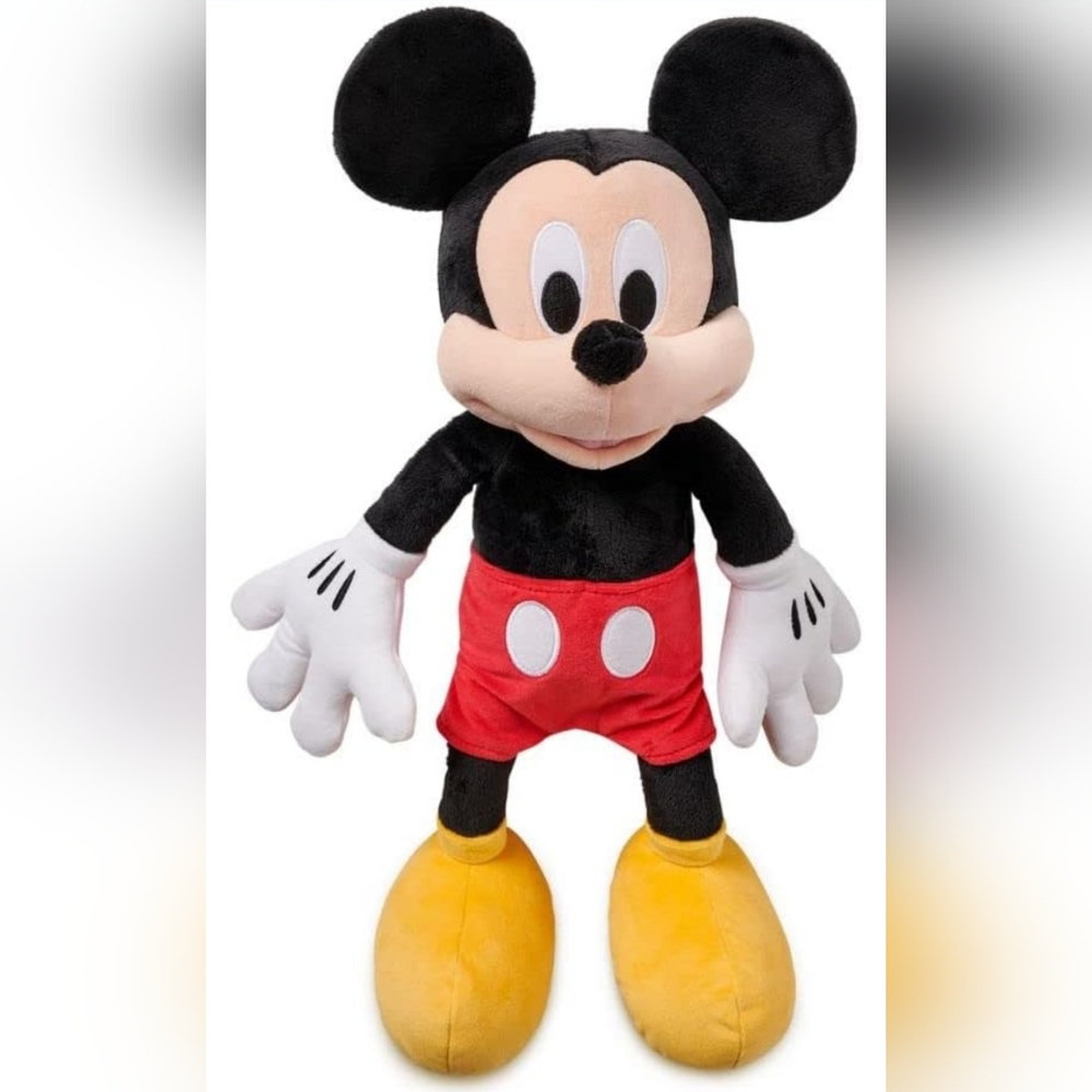 Disney Mickey Mouse Plush Toy - Black,‎ Red, Yellow
